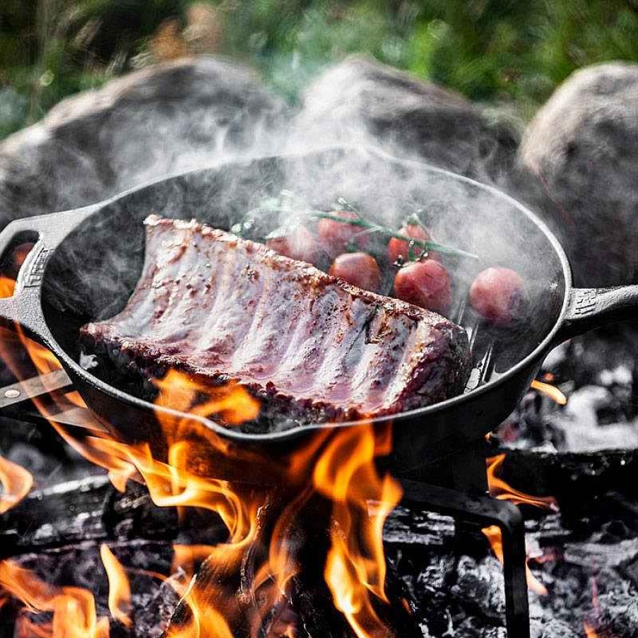 Gusseisenpfannen | Petromax Grillfeuerpfanne Mit Griff